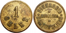 Coins cooperative military
POLSKA / POLAND / POLEN / POLOGNE / POLSKO / MILITARY COOPERATIVE / MILITARY COINS

Kielce - żeton na 1 chleb, piekarnia...