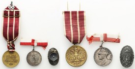Decorations, Orders, Badges
POLSKA / POLAND / POLEN / POLSKO / RUSSIA / LVIV

II RP. Medal Poland Swemu Obrońcy, Medal Boże Narodzenie, Odznaka pat...