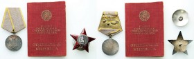 Decorations, Orders, Badges
POLSKA / POLAND / POLEN / POLSKO / RUSSIA / LVIV

A set of Soviet decorations - the Order of the Red Star and the medal...