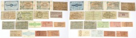 Polish banknotes
POLSKA / POLAND / POLEN / PAPER MONEY / BANKNOTE

 The Russian Partition - set 15 bonów miejskich 

W przewadze bony miejskie da...