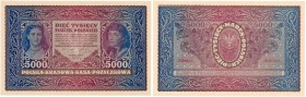 Polish banknotes
POLSKA / POLAND / POLEN / PAPER MONEY / BANKNOTE

5.000 Polish mark 1920, II series J 

Minimalnie ugięty narożnik. Rzadszy bank...