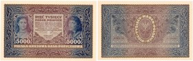 Polish banknotes
POLSKA / POLAND / POLEN / PAPER MONEY / BANKNOTE

5.000 Polish mark 1920, III series AO 

Ugięty narożnik, ale banknot pięknie z...