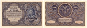 Polish banknotes
POLSKA / POLAND / POLEN / PAPER MONEY / BANKNOTE

1.000 Polish mark 1919, III series AA 

Wyśmienicie zachowane. Ciekawsza seria...