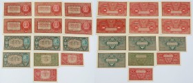 Polish banknotes
POLSKA / POLAND / POLEN / PAPER MONEY / BANKNOTE

1 do 20 Polish mark 1919, set 13 pieces 

Zdecydowana większość banknotów pięk...
