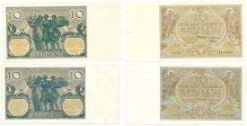 Polish banknotes
POLSKA / POLAND / POLEN / PAPER MONEY / BANKNOTE

10 zlotych 1926 series CK, 1929 series GD, set 2 pieces - RARE 

- 10 złotych ...