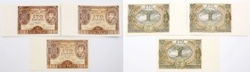 Polish banknotes
POLSKA / POLAND / POLEN / PAPER MONEY / BANKNOTE

100 zlotych 1932, 1934, set 3 pieces 

Seria AU stan 1/1-, seria BN stan 2+, s...