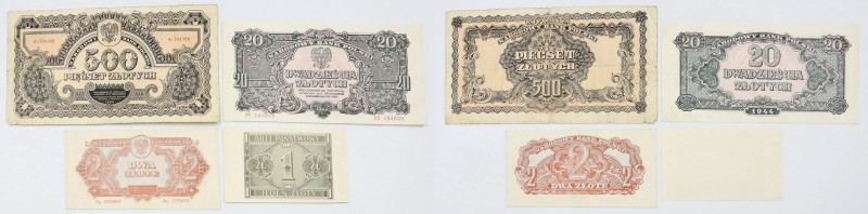 Polish banknotes
POLSKA / POLAND / POLEN / PAPER MONEY / BANKNOTE

1-500 zlot...