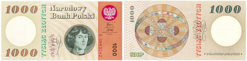 Polish banknotes
POLSKA / POLAND / POLEN / PAPER MONEY / BANKNOTE

1000 zloty...