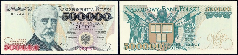 Polish banknotes
POLSKA / POLAND / POLEN / PAPER MONEY / BANKNOTE

500.000 zl...