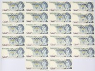 Polish banknotes
POLSKA / POLAND / POLEN / PAPER MONEY / BANKNOTE

PRL. 1.000 zlotych 1982, set 22 banknotes 

Wyśmienicie zachowane egzemplarze....