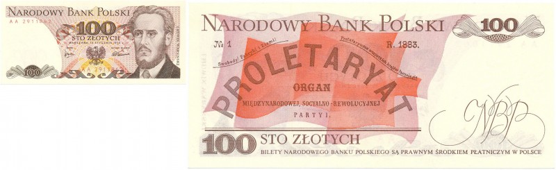 Polish banknotes
POLSKA / POLAND / POLEN / PAPER MONEY / BANKNOTE

PRL. 100 z...