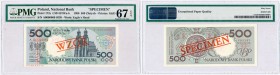 Polish banknotes
POLSKA / POLAND / POLEN / PAPER MONEY / BANKNOTE

PATTERN / SPECIMEN 500 zlotych 1990 series A PMG 67 EPQ 



Details: 
Condi...