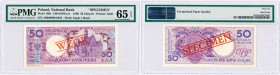 Polish banknotes
POLSKA / POLAND / POLEN / PAPER MONEY / BANKNOTE

PATTERN / SPECIMEN 50 zlotych 1990 series A PMG 65 EPQ 

Wysoka nota gradingow...