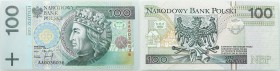 Polish banknotes
POLSKA / POLAND / POLEN / PAPER MONEY / BANKNOTE

100 zlotych 1994, series AA - RADAR 

Rzadka seria zastępcza AA drukowana w Lo...