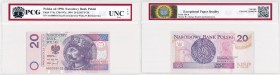 Polish banknotes
POLSKA / POLAND / POLEN / PAPER MONEY / BANKNOTE

20 zlotych 1994 replacement series AA PCG UNC EPQ 

Rzadka seria zastępcza AA ...