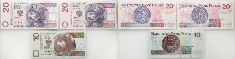 Polish banknotes
POLSKA / POLAND / POLEN / PAPER MONEY / BANKNOTE

10 i 20 zl...