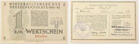 World Banknotes
POLSKA / POLAND / POLEN / PAPER MONEY / BANKNOTE

Deutschland, Winterhilfswerk - Winterhilfe fr das deutsche Volk. 1 Marke 1941-194...