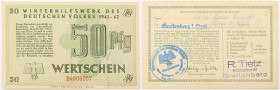 World Banknotes
POLSKA / POLAND / POLEN / PAPER MONEY / BANKNOTE

Deutschland, Winterhilfswerk - Winterhilfe fr das deutsche Volk. 50 Pfennige 1941...