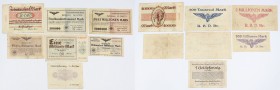 World Banknotes
POLSKA / POLAND / POLEN / PAPER MONEY / BANKNOTE

Schlesien. 5 Pfennige bis 2.000.000 Mark 1923-1925, 7 Stck gesetzt 

Rzadka emi...