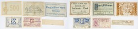 World Banknotes
POLSKA / POLAND / POLEN / PAPER MONEY / BANKNOTE

Germany, Silesia. 50-20 miliardów mark + kupon na 25 talarów 1852, set 6 pieces ...