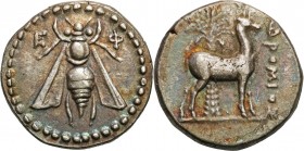 Ancient coins
RÖMISCHEN REPUBLIK / GRIECHISCHE MÜNZEN / BYZANZ / ANTIK / ANCIENT / ROME / GREECE

Greece, Ionia, Ephesus. Drachma Badromios 202-162...