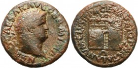 Ancient coins
RÖMISCHEN REPUBLIK / GRIECHISCHE MÜNZEN / BYZANZ / ANTIK / ANCIENT / ROME / GREECE

Romance Empire. Nero 54-68. as, Rome - RARE 

A...