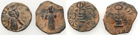 Ancient coins
RÖMISCHEN REPUBLIK / GRIECHISCHE MÜNZEN / BYZANZ / ANTIK / ANCIENT / ROME / GREECE

Arab imitation of Byzantine coins, Umayyad Caliph...