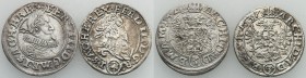 Austria
Austria, Ferdynand III. 3 krajcary 1625?, 1637, Vienna, set 2 coins 

Patyna. Zestaw 2 monet.

Details: Ag 
Condition: 3/3+ (VF/VF+)
