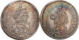 Austria
Austria, Salzburg. Jan Ernest graf Thun i Hohenstein (1687-1709). Talar (Thaler) 1708 - Beautiful 

Aw.: Madonna z dzieciątkiem, legenda ot...