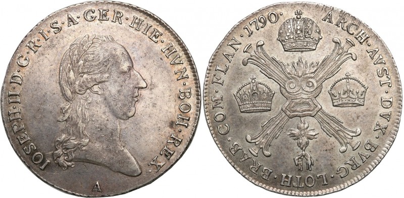 Austria
Austria. Joseph II (1780-1790). 1/4 Thaler (Thaler) a 1788 / A, Vienna ...