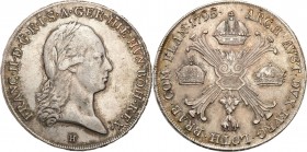 Austria
Austrian Netherlands, Francis II. Thaler 1795 H, Gnzburg 

Kolorowa patyna, dużo połyku. Moneta o dobrej prezencji.Davenport 1180; Herinek ...