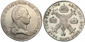 Austria
Austria, Francis II (1792-1835). Thaler (Thaler) (Kronentaler) 1796 A, Vienna 

Awers lekko przetarty, rewers świeży.Davenport 1180; Herine...