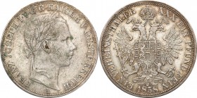 Austria
Austria, Francis Joseph I. Talar (Thaler) 1858 A, Vienna 

Zielonkawa patyna.Davenport 21

Details: 18,46 g Ag 
Condition: 3+ (VF+)