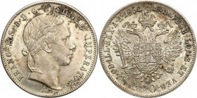 Austria
Austria, Francis Joseph I. 20 krajcarow (Kreuzer) 1852 A, Vienna 

Pięknie zachowane.Herinek 670

Details: 4,32 g Ag 
Condition: 1-/2+ (...