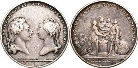 France
France. Medal 1770 at the wedding of Delfin, later Louis XVI of Marie Antoniette of Austria 

Ludwik August (późniejszy król Francji Ludwik ...