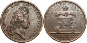 France
Medal 1669 John II Casimir, abbot Saint-Germain-des-Pres - later print 

Aw.: Głowa Ludwika XIV w prawo, w otoku: LUDOVICUS XIIII REX CHRIST...