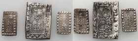 Japan
Japonia. 2 x shu (1853-1865) + bu (1837-1854), 3 pieces. 

Piękny stan zachowania. Zestaw 3 monet.KM 16 / C 12

Details: Ag 
Condition: 1-...