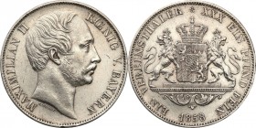 Germany
WORLD COINS / NIEMCY / GERMANY / DEUTSCHLAND

Germany/ Deutschland, Bayern. Maksymilian II Joseph (1848-1864). Talar (Thaler) 1858, Mnchen ...