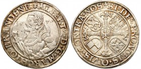 Germany
WORLD COINS / NIEMCY / GERMANY / DEUTSCHLAND

Germany/ Deutschland, Brandenburgia-Franconia. Albert (1548-1550 i 1553). Talar (Thaler) 1550...