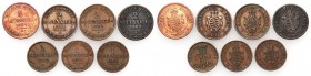Germany
WORLD COINS / NIEMCY / GERMANY / DEUTSCHLAND

Germany/ Deutschland, Drezno, Mecklenburg, 1 - 2 fenig i 1862 – 1865, set 7 coins 

Monety ...