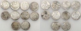 Germany
WORLD COINS / NIEMCY / GERMANY / DEUTSCHLAND

Germany/ Deutschland, Preuen. 1/24 Talar (Thaler) 1752- 1756 A, Berlin, set 10 coins 

Egze...
