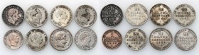 Germany
WORLD COINS / NIEMCY / GERMANY / DEUTSCHLAND

Germany/ Deutschland, Preuen. 1 do 2 1/2 silbergroschen 1842-1869, Berlin, set 8 coins 

Ró...