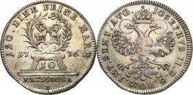 Germany
WORLD COINS / NIEMCY / GERMANY / DEUTSCHLAND

Germany/ Deutschland, Regensburg. Joseph II. 10 Kreuzer 1776,Titel 

Patyna. Ciekawsza mone...