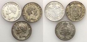 Germany
WORLD COINS / NIEMCY / GERMANY / DEUTSCHLAND

Germany/ Deutschland, Sachsen. 1/6 Talar (Thaler) 1848, 1856, 1865, Drezno, set 3 coins 

P...