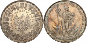 Switzerland
Szwajcaria. 5 francs 1879, Basel - PIĘKNE 

Piękny egzemplarz, intensywny połysk menniczy i kolorowapatyna.Rzadki numizmat w tym stanie...