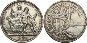 Switzerland
Szwajcaria. 5 francs 1883, Festiwal Strzelecki - Lugano 

Nakład 30.000 sztuk. Rzadsza moneta.Resztki połysku.HMZ 2-1343n

Details: 2...