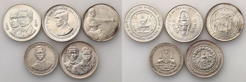 Thailand
Tajlandia. Bath, set 5 coins 

Ładnie zachowane.KM. Y 113, 128, 3034...