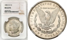 USA (United States of America)
USA. 1 dollar 1882 CC, Carson City, NGC MS63 PL 

Moneta z mennicy Carson City bijącej monety w znacznie mniejszych ...