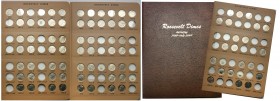 USA (United States of America)
USA. Claser with coins 10 cents (Dime) 1946-2007, set 111 pieces, silver and copper nickel 

Klaser z monetami 50 ce...