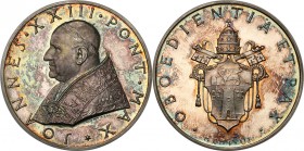 Vatican
Vatican Medal 1958 Jan XXII 

Wyśmienici zachowany, duży medal papieski.

Details: 48,11 g Ag 50,5 mm
Condition: 1/1- (UNC/UNC-)